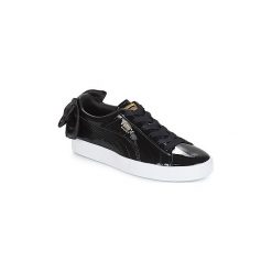 Buty Puma WN SUEDE BOW PATENT.BLACK. Czarne trampki i tenisówki damskie Puma, bez wzorów, bez zapięcia. Za 279,30 zł.