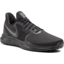 Buty NIKE - In-Season Tr 8 AA7773 002 Black/Anthracite. Czarne buty sportowe damskie Nike, bez wzorów, z tworzywa sztucznego, sportowe, do biegania. W wyprzedaży za 239,00 zł.