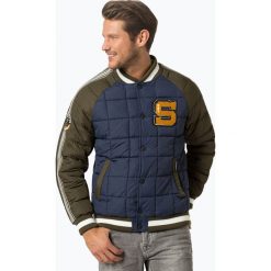 Superdry - Męska kurtka pikowana, zielony. Zielone kurtki męskie marki Superdry, xl, z aplikacjami, prążkowane, bez kaptura. Za 299,95 zł.