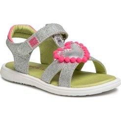 Sandały AGATHA RUIZ DE LA PRADA - 202965 M B-Plata. Szare sandały dziewczęce Agatha Ruiz de la Prada, ze skóry ekologicznej, bez zapięcia. Za 189,00 zł.