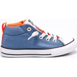 Converse - Trampki dziecięce. Szare buty chłopięce sportowe marki Converse, z gumy. W wyprzedaży za 139,90 zł.