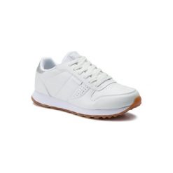 SKECHERS 699. Białe buty sportowe damskie Skechers, bez wzorów, ze skóry, sportowe. Za 229,99 zł.