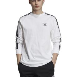 ADIDAS 3-STRIPES TEE > ED5959. Koszulki męskie Adidas, xl, w paski, z bawełny, klasyczne, z okrągłym kołnierzem, z długim rękawem, długie. Za 149,99 zł.