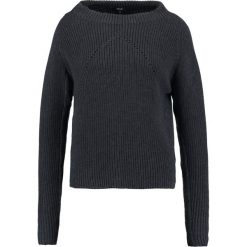 Swetry klasyczne damskie: Opus PICABA Sweter slate grey melange