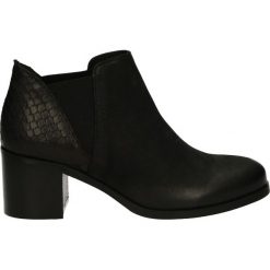 Botki - 314-118-DS NE. Czarne botki damskie skórzane marki Venezia. Za 299,00 zł.