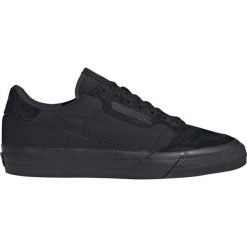 Adidas Originals Continental Vulc Tenisówki Czarny. Czarne trampki męskie adidas Originals, bez wzorów, z materiału, bez zapięcia. Za 343,95 zł.