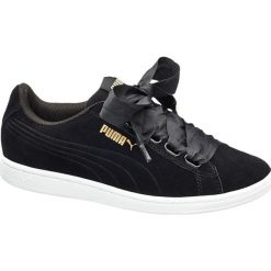 Buty sportowe damskie: buty damskie Puma Vikky Ribbon Puma czarne