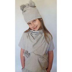 Czapka dziecięca szara r. 10/11. Szare czapeczki niemowlęce marki FEHN. Za 65,73 zł.