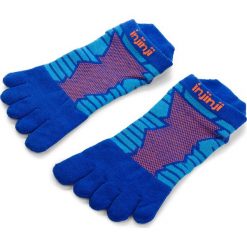 Skarpety Niskie Unisex INJINJI - Ultra Run 401110 Blue. Niebieskie skarpetki damskie Injinji, bez wzorów, ze skóry. Za 59,99 zł.