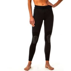 Legginsy UV surfing z neoprenu 1,5mm 900 damskie. Czarne topy damskie OLAIAN, xl, bez wzorów, z elastanu, sportowe, bez kołnierzyka. Za 79,99 zł.