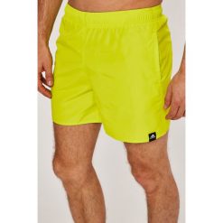 Adidas Performance - Szorty. Żółte spodenki sportowe męskie marki adidas Performance, z poliesteru, sportowe. W wyprzedaży za 99,90 zł.