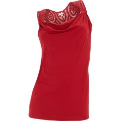 Topy damskie: Top bonprix czerwony
