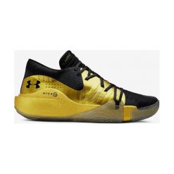 Under Armour Spawn Tenisówki Złoty. Żółte trampki męskie Under Armour, bez wzorów, z materiału, bez zapięcia. Za 498,95 zł.