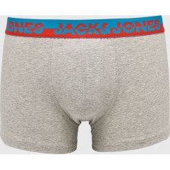 Jack & Jones - Bokserki (2-pack). Szare bokserki męskie Jack & Jones, bez wzorów, z elastanu. W wyprzedaży za 59,90 zł.