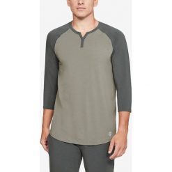 Under Armour Athlete Recovery Koszulka do spania Zielony Szary. Szare koszulki męskie Under Armour, xxl, bez wzorów, z elastanu, bez kołnierzyka, bez rękawów. Za 309,95 zł.