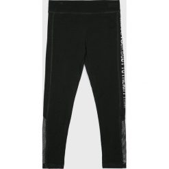 Blukids - Legginsy dziecięce 140-170 cm. Czarne spodnie dziewczęce Blukids, z nadrukiem, z elastanu. Za 59,90 zł.