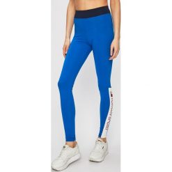 Tommy Sport - Legginsy. Niebieskie spodnie damskie Tommy Sport, s, z elastanu. W wyprzedaży za 149,90 zł.