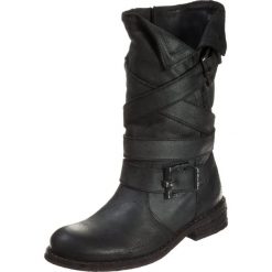 Buty zimowe damskie: Felmini GREDO Kowbojki i Buty motocyklowe zenia black