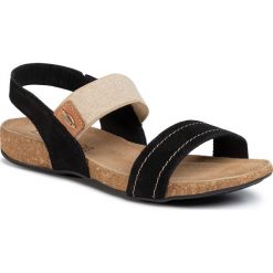 Sandały LASOCKI - RST-141-13 Black. Czarne klapki damskie Lasocki, bez wzorów, ze skóry, bez obcasa. Za 119,99 zł.