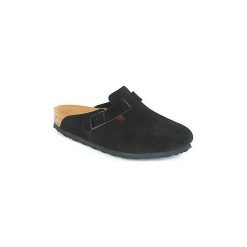 Chodaki Birkenstock BOSTON SFB. Czarne klapki męskie Birkenstock, bez wzorów. Za 321,30 zł.