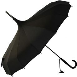 Parasole: Parasol „Pagoda” w kolorze czarnym