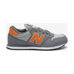 New Balance 500 Tenisówki Szary. Szare trampki męskie New Balance, bez wzorów, z materiału, bez zapięcia. Za 238,95 zł.