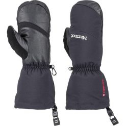 Marmot rękawice damskie Wm's Warmest Mitt Black M. Czarne rękawiczki damskie Marmot, bez wzorów, z tkaniny. W wyprzedaży za 385,00 zł.