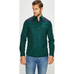 Calvin Klein - Koszula. Szare koszule męskie na spinki Calvin Klein, l, z długim rękawem. Za 449,90 zł.