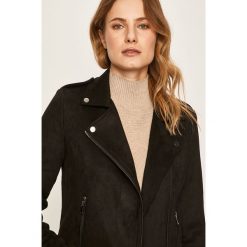 Vila - Kurtka. Czarne kurtki damskie Vila, z elastanu, krótkie. Za 259,90 zł.