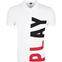 Koszulka Polo ICE PLAY. Niebieskie koszulki męskie xl, z napisami, z bawełny, polo, bez rękawów. Za 179,00 zł.