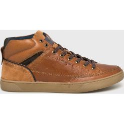 Wrangler - Buty. Pomarańczowe buty sportowe męskie marki Wrangler, ze skóry, bez zapięcia. W wyprzedaży za 259,90 zł.