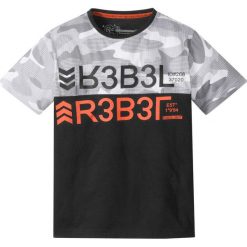T-shirty chłopięce z nadrukiem: T-shirt moro bonprix czarny z nadrukiem