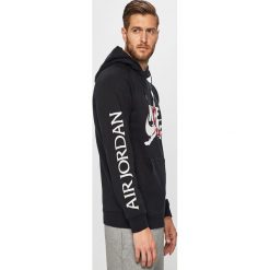 Jordan - Bluza. Czarne bluzy męskie Jordan, s, z nadrukiem, z bawełny, z kapturem, bez rękawów, z kapturem. Za 279,90 zł.