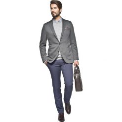Marynarki męskie: marynarka rowan szary slim fit