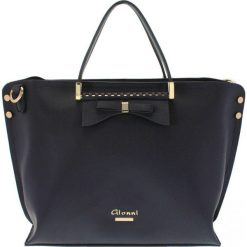 Gionni ciemnoniebieska torebka Kara 11G2251. Niebieskie torebki klasyczne damskie Gionni, bez wzorów, eleganckie, bez dodatków. W wyprzedaży za 179,00 zł.