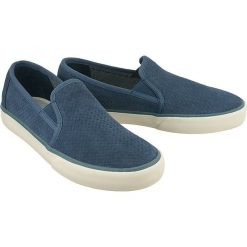 MARC O'POLO 602 12713501 310 denim, półbuty damskie. Półbuty damskie Marc O'Polo, bez wzorów, ze skóry, bez obcasa, bez zapięcia. Za 314,99 zł.