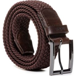 Pasek Męski STRELLSON - 3108 D'Brown 205. Pomarańczowe paski męskie Strellson, w paski, ze skóry. W wyprzedaży za 179,00 zł.