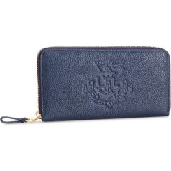 Duży Portfel Damski LAUREN RALPH LAUREN - Huntley 432707744003 Navy. Niebieskie portfele damskie marki Lauren Ralph Lauren, bez wzorów, ze skóry. Za 599,00 zł.