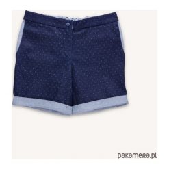 Spodenki damskie z miękkiego jeansu. Szorty damskie Pakamera, bez wzorów, z elastanu. Za 89,00 zł.