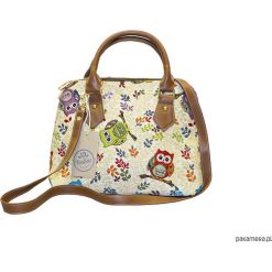 Torebka z paskiem na ramię -Ton Sac Hibou. Żółte torebki klasyczne damskie Pakamera. Za 149,00 zł.