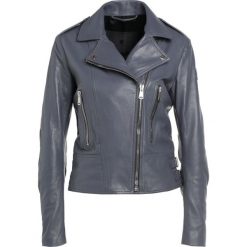 Bomberki damskie: Belstaff MARVINGT Kurtka skórzana blue