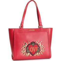 Torebka LOVE MOSCHINO - JC4106PP18LT0500 Rosso. Czerwone torebki klasyczne damskie Love Moschino, bez wzorów, ze skóry ekologicznej, klasyczne, bez dodatków. W wyprzedaży za 519,00 zł.