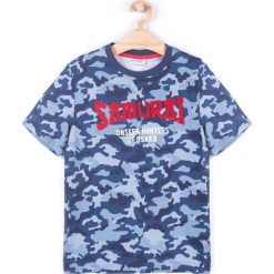 Coccodrillo - T-shirt dziecięcy 128-158 cm. Szare t-shirty męskie marki COCCODRILLO, m, z nadrukiem, z bawełny, z okrągłym kołnierzem. Za 49,90 zł.
