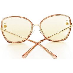 Minimalistyczne okulary przeciwsłoneczne mazzini pure elegant beż. Pomarańczowe okulary przeciwsłoneczne damskie LOOKS STYLE EYEWAER, klasyczne. W wyprzedaży za 64,90 zł.