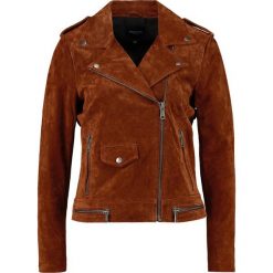 Selected Femme SFLORE JACKET CAMP Kurtka skórzana tortoise shell. Czerwone kurtki damskie marki Selected Femme, z materiału. Za 839,00 zł.