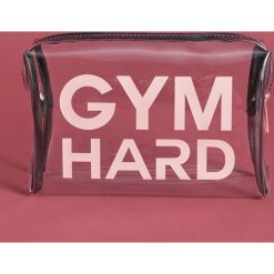 Kosmetyczka Gym Hard - Biały. Białe kosmetyczki damskie Sinsay, bez wzorów. W wyprzedaży za 9,99 zł.