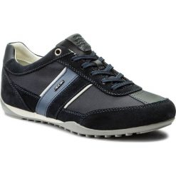 Sneakersy GEOX - U Wells C U52T5C 02211 C4021 Dk Navy. Niebieskie sneakersy męskie Geox, bez zapięcia. W wyprzedaży za 299,00 zł.