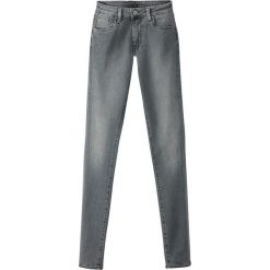 Dżinsy skinny REGENT. Szare jeansy damskie marki La Redoute Collections, m, z bawełny, z kapturem. Za 399,84 zł.