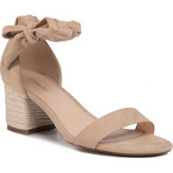 Espadryle DEEZEE - WYL2114-2-A Beige. Brązowe espadryle damskie DeeZee, bez wzorów, ze skóry ekologicznej, bez obcasa, na obcasie. Za 99,99 zł.