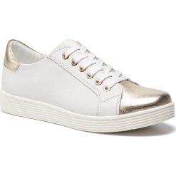 Sneakersy LASOCKI - WI23-PADVA-02 White. Białe półbuty damskie marki Lasocki, ze skóry. Za 159,99 zł.